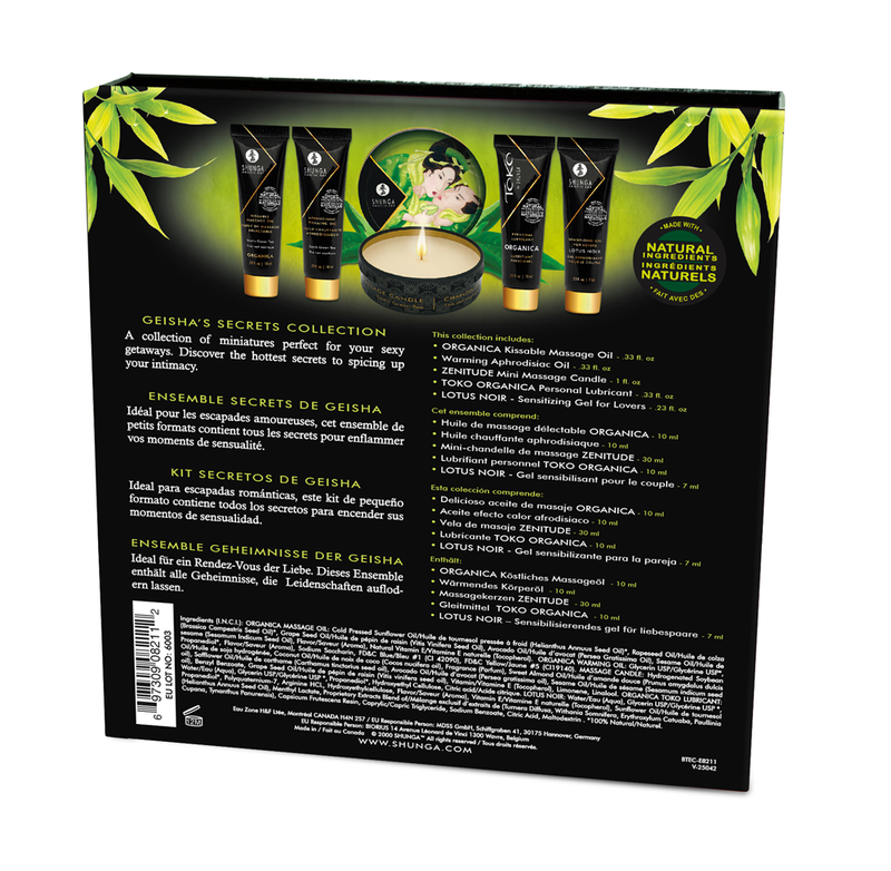 Shunga Geisha's Secrets Gift Set - Organica - Exotic Green Tea