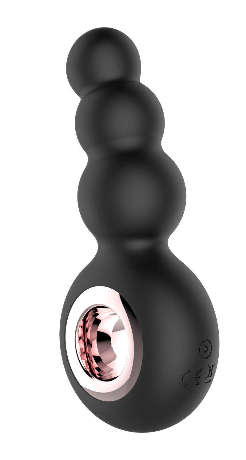 Voodoo Toys Gender Fluid Quiver Anal Ring Bead Vibe - Black
