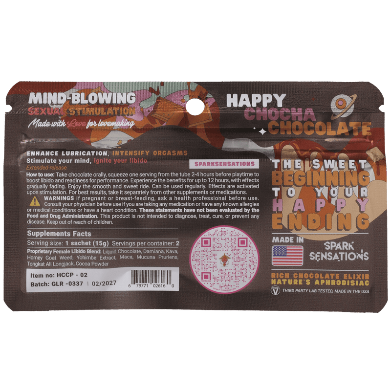 Doc Johnson Happy Chocha (Hers) Chocolate - 12 Pack Display