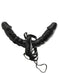 "Fetish Fantasy Series Vibrating Double Delight Strap-on - Black PD3382-23"