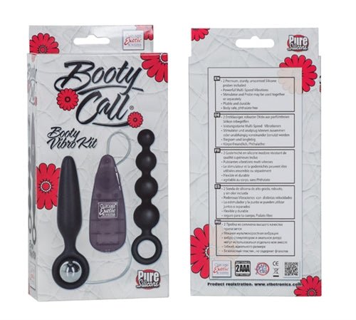 CalExotics Booty Call Booty Vibro Kits - Black
