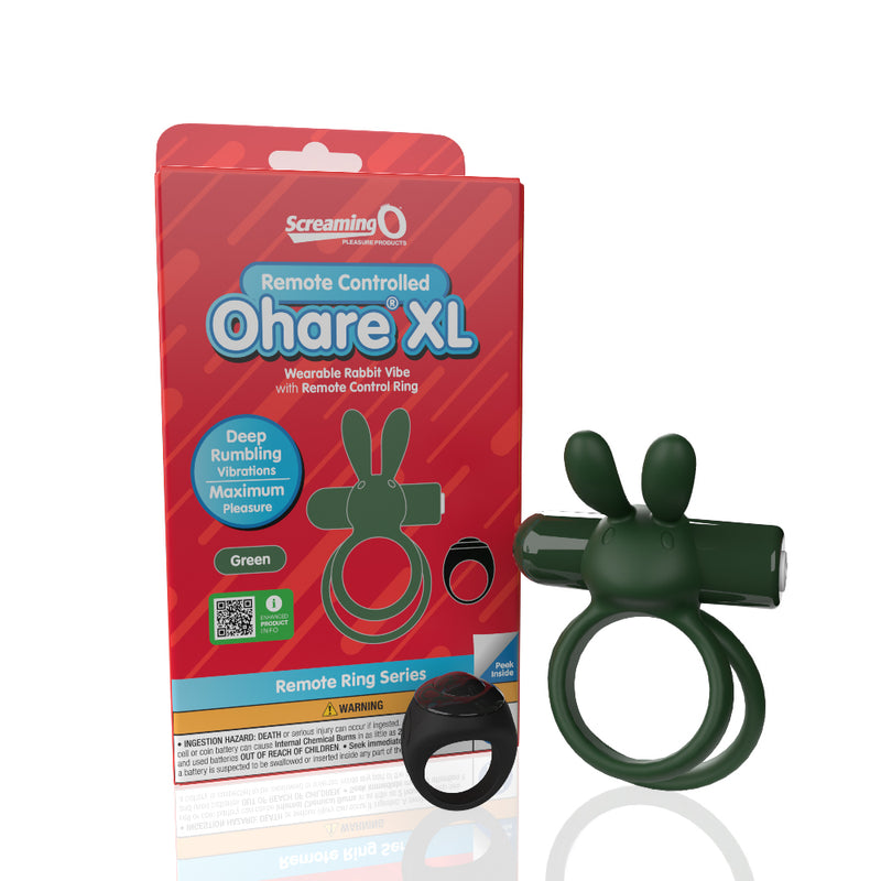 Screaming O Screaming O Remote Controlled Ohare XL Vibrating Ring - Green