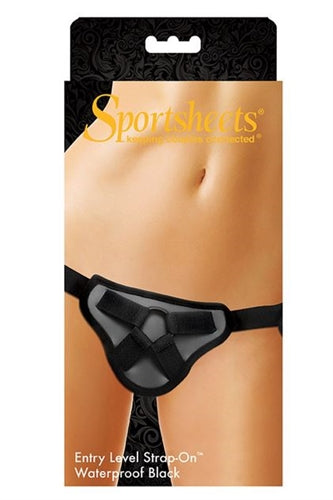 Sportsheets Entry Level Strap on Waterproof - Black
