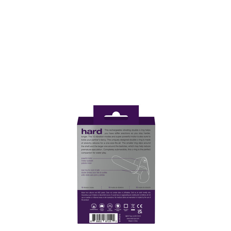 VeDO Hard Rechargeable C-Ring - Purple
