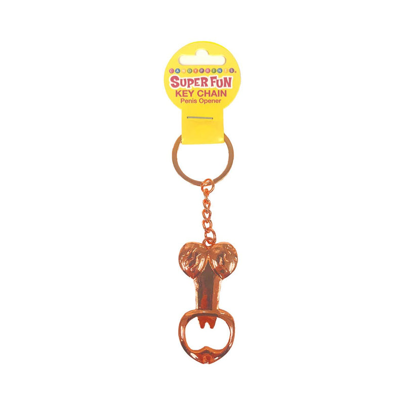 Little Genie Super Fun Penis Bottle Opener Key Chains - 6 Pack
