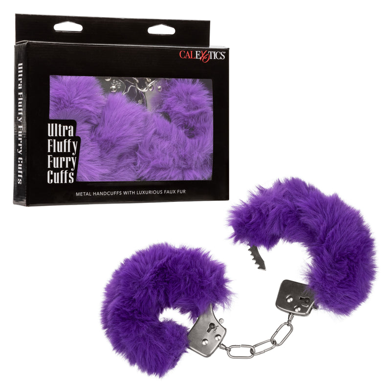CalExotics Ultra Fluffy Furry Cuffs - Purple