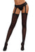 "Pantyhose With Garters - One Size - Black DG-0013BLKOS"