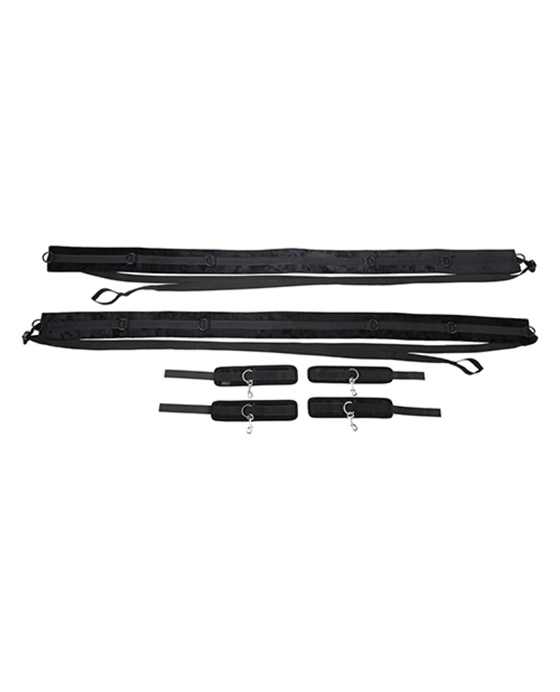 Sportsheets No Matter Where Bondage Restraint System - Black
