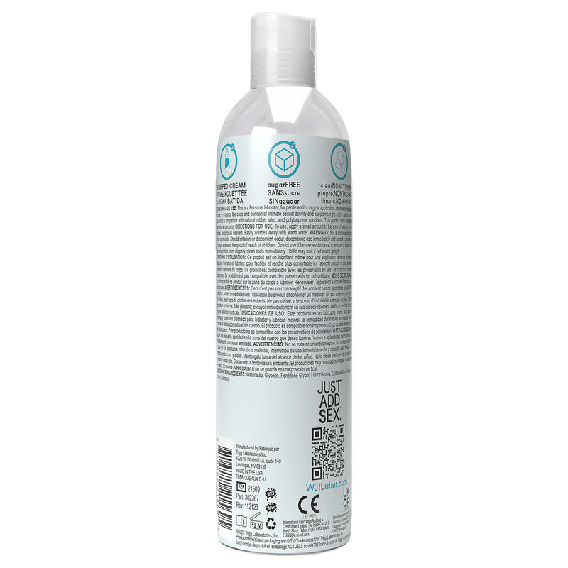 Wet Wet Delicious Oral Play - Whipped Cream - Waterbased Flavored Lubricant 4 Oz