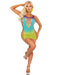 "Seamless Ombre Mini Dress O/s - Ocean LA-87252OCNOS"