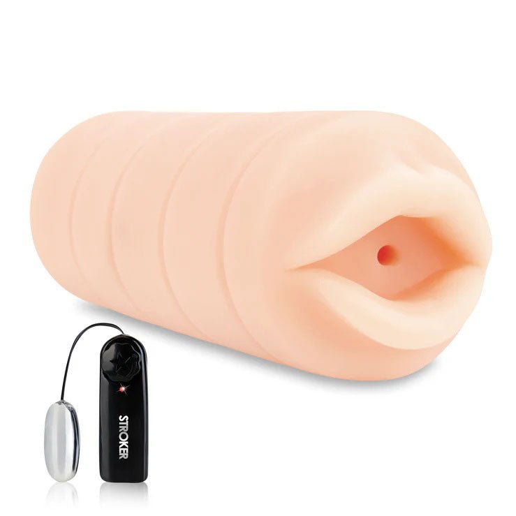 Electric Novelties Vibrating Blow Job - Stroker Masturbator - Realistic Pocket Pussy