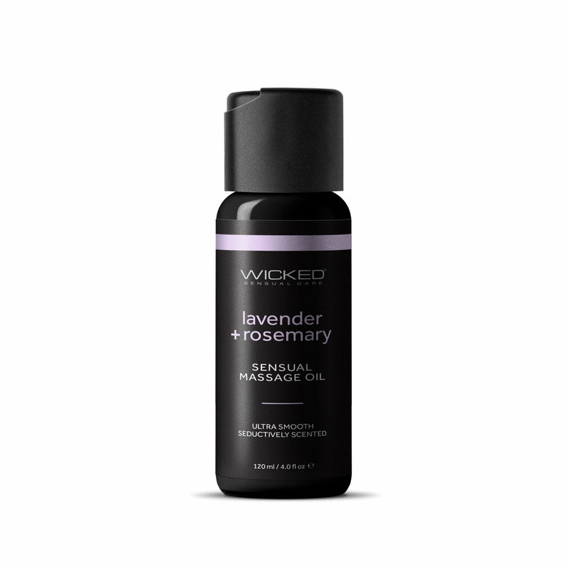 Wicked Sensual Care Lavender + Rosemary Massage Oil 4oz