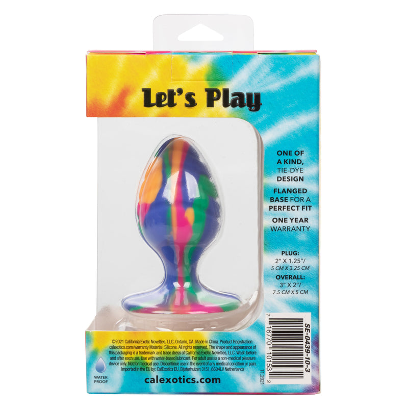 CalExotics Cheeky Medium Swirl Tie-Dye Plug