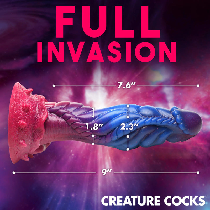 XR Brands Intruder Alien Silicone Dildo