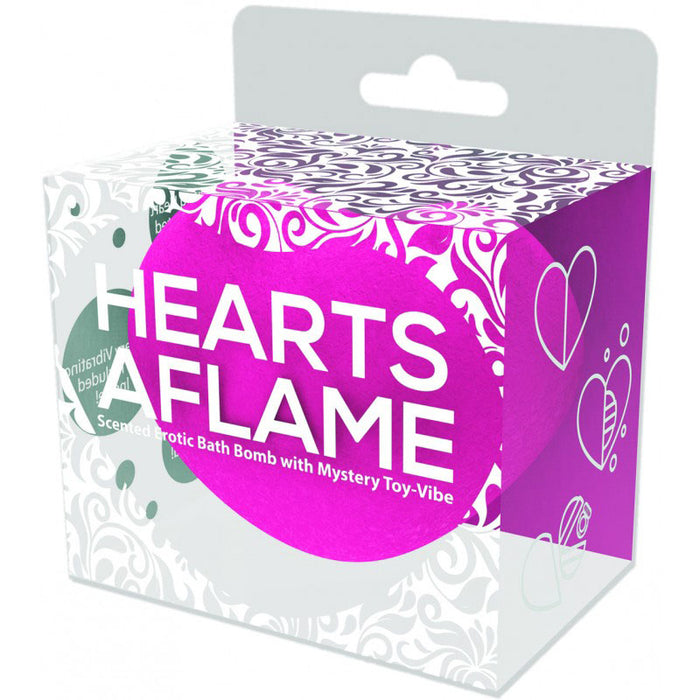 "Hearts Aflame Erotic Lovers Bath Bomb HTP3076"