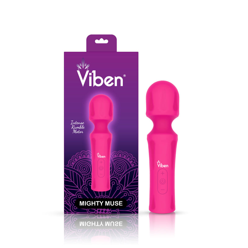 Viben Mighty Muse Mini Massager - Hot Pink