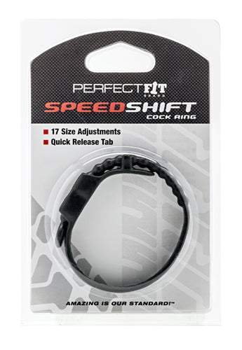 Perfect Fit Speed Shift Erection Ring - Black