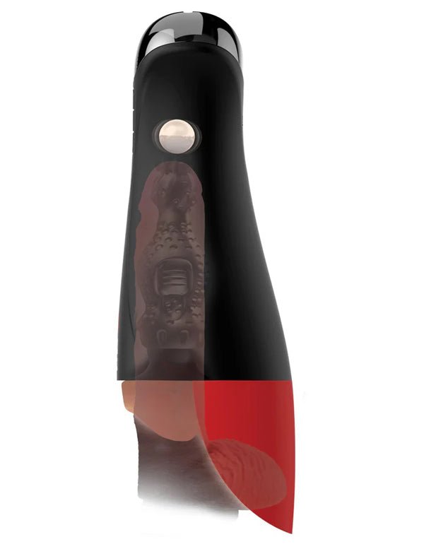 Pipedream PDX Elite Fuck-O-Matic Pro XL - Brown - Realistic Automatic Stroker - Canister Masturbation Cup