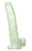 "Naughty Bits I Leaf Dick Glow-in-the-Dark Weed Leaf Dildo - Glow in the Dark SE4410643"
