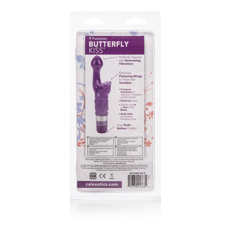 CalExotics 9 Function Butterfly Kiss - Platinum Edition - Purple