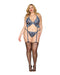 "Bustier and G-String - One Size Queen - Blue DG-13522XTWLGTOSQ"