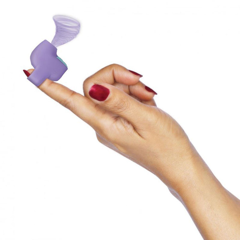 XR Brands Shegasm Mini 12x Mini Silicone Clit Stimulator - Purple
