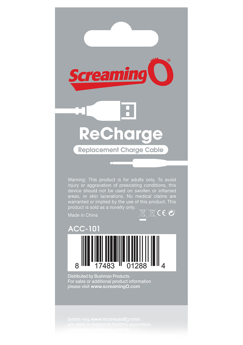 Screaming O Recharge Charging Cable
