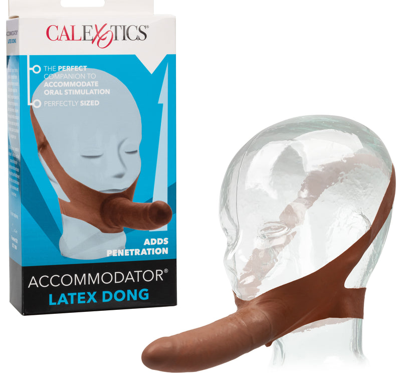 CalExotics The Original Accommodator Latex Dong - Brown