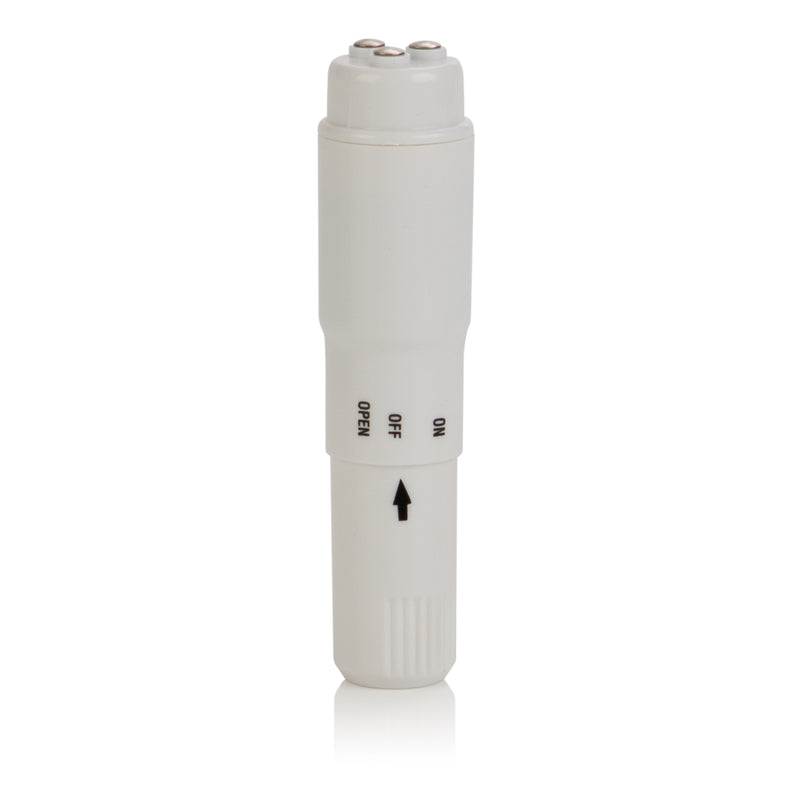 CalExotics Compact Waterproof Personal Travel Massager With 4 Tips - White