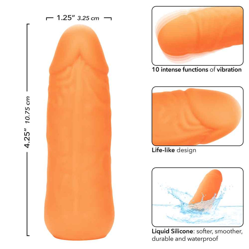 CalExotics Mini Vibrating Studs - Orange