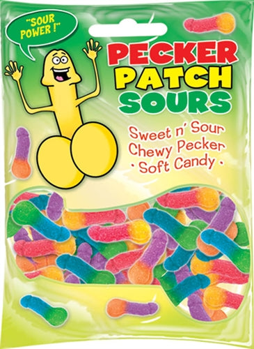 Hott Products Pecker Patch Sour Gummies - Each