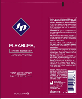 I.D. Lubricants ID Pleasure - Tube - 4 Fl. Oz.