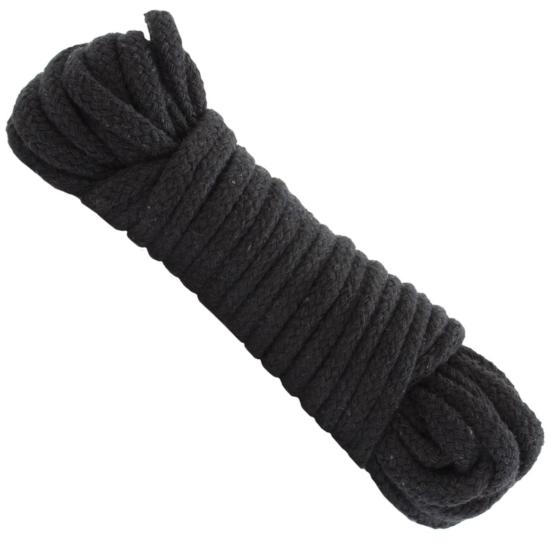 Doc Johnson Bondage Rope - Cotton - Japanese Style - Black