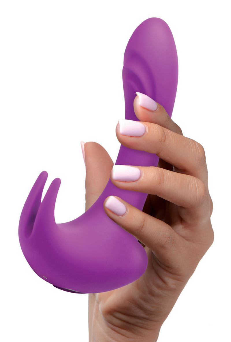 XR Brands 12x Lux Rocker Pulsing and Vibrating G-Spot Rabbit - Pink