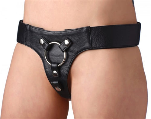 XR Brands Domina Adjustable Wide Band Strap on Harness