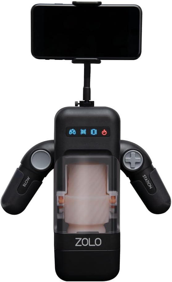 XGEN Blowstation - Automatic Stroker Masturbator - Black - Canister Masturbation Cup