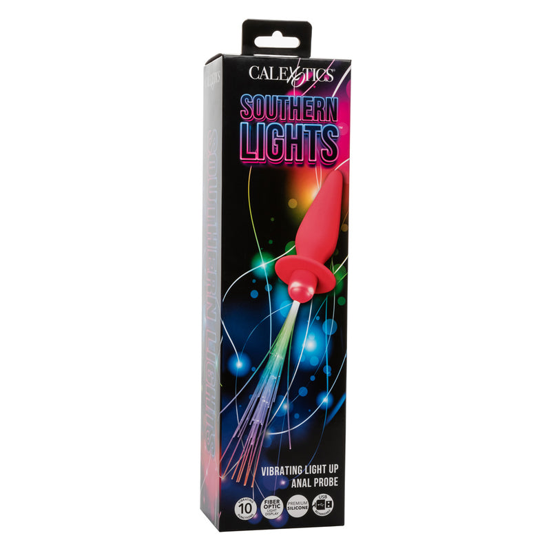 CalExotics Southern Lights - Vibrating Light Up Anal Probe - Pink