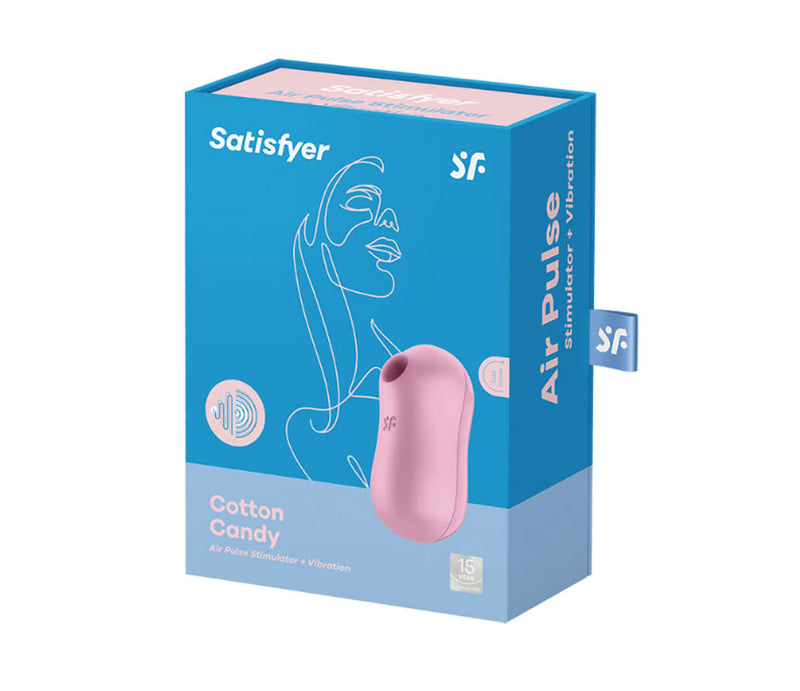 Satisfyer Satisfyer Cotton Candy - Air Pulse Stimulator Plus Vibrator - Lilac