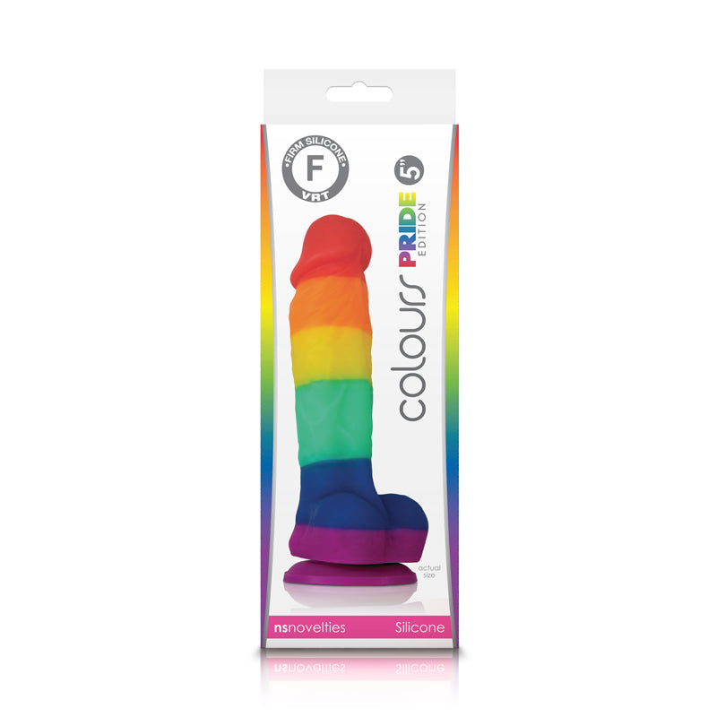 nsnovelties Colours Pride Edition - 5 Inch Dildo - Rainbow