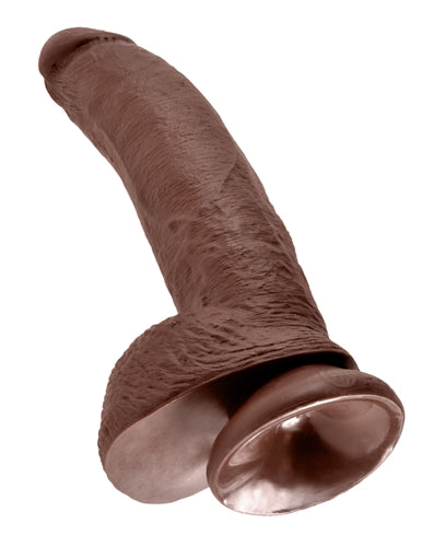 Pipedream King Cock 9-Inch Cock With Balls - Brown