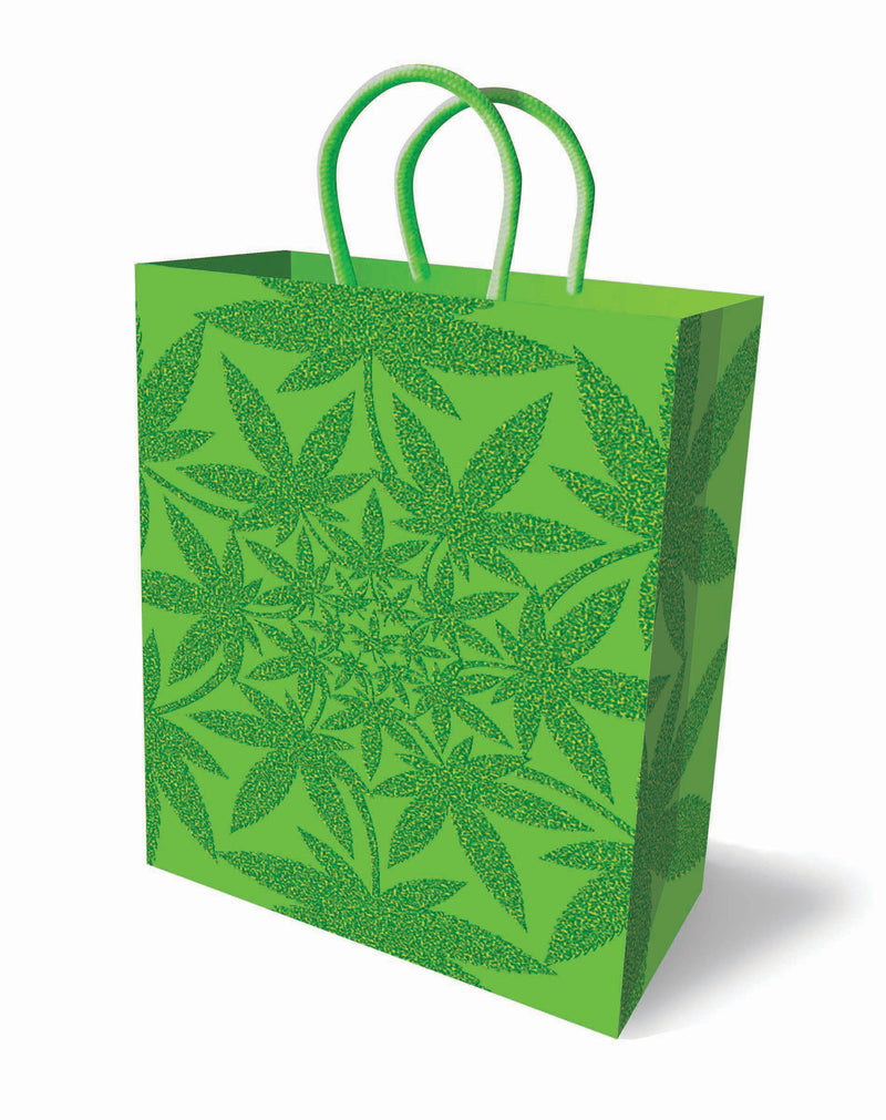 Little Genie Glitter Ganja Gift Bag - Green