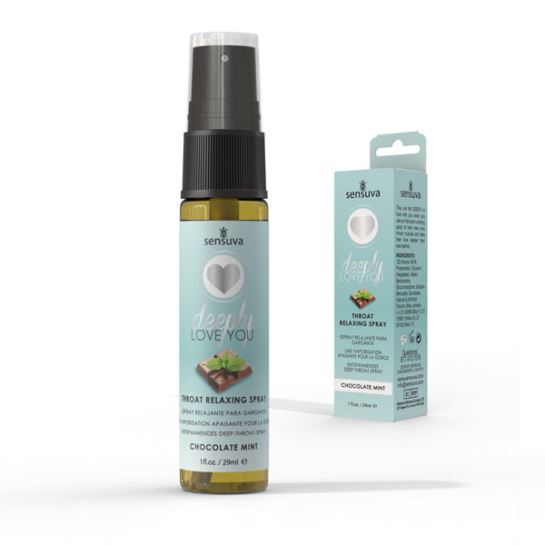 Sensuva Deeply Love You Throat Relaxing Spray - Chocolate Mint - 1 Fl. Oz.
