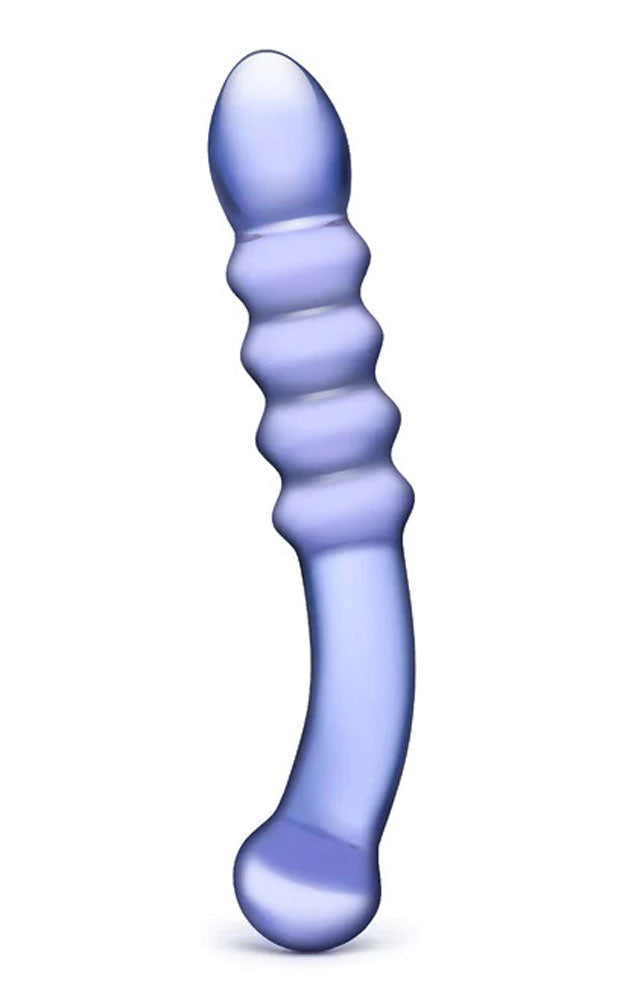 Electric Novelties Purple Rain Ribbed Dildo
