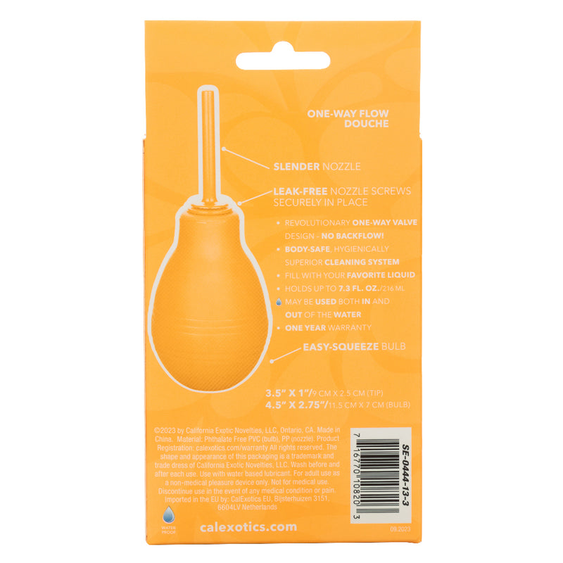 CalExotics Cheeky One-Way Flow Douche - Orange