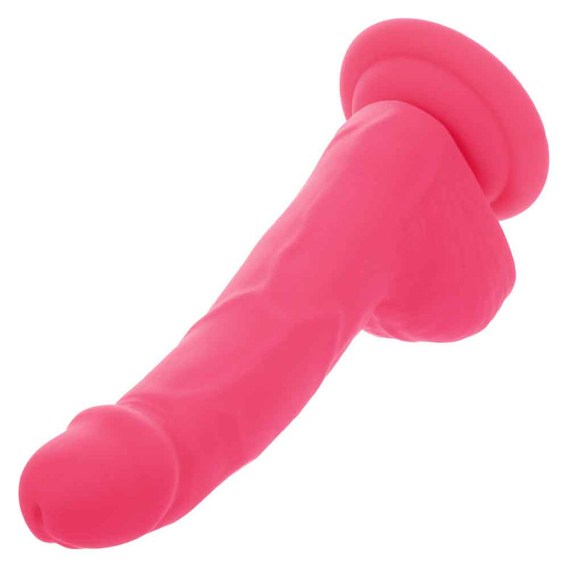 CalExotics Neon Silicone Studs 6 Inch - Pink