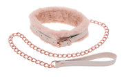 "Peaches N Creame Fur Collar and Leash - Pink SS09962"