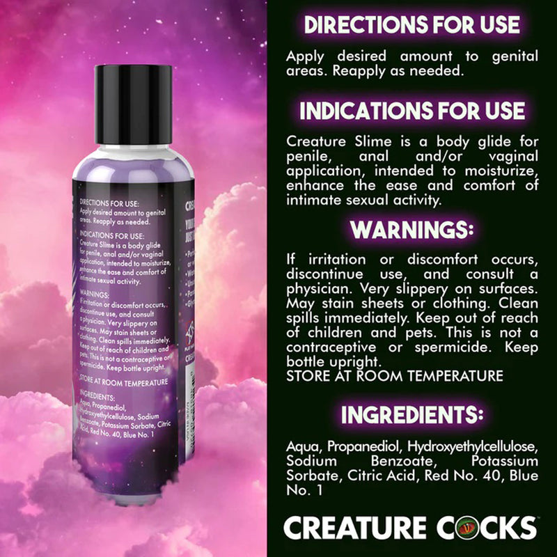 XR Brands 4oz Creature Slime Purple Slime Water-Based - Lubricant