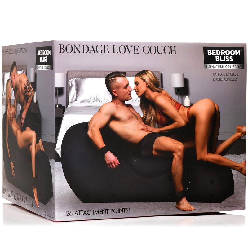 XR Brands Bondage Love Couch - Black