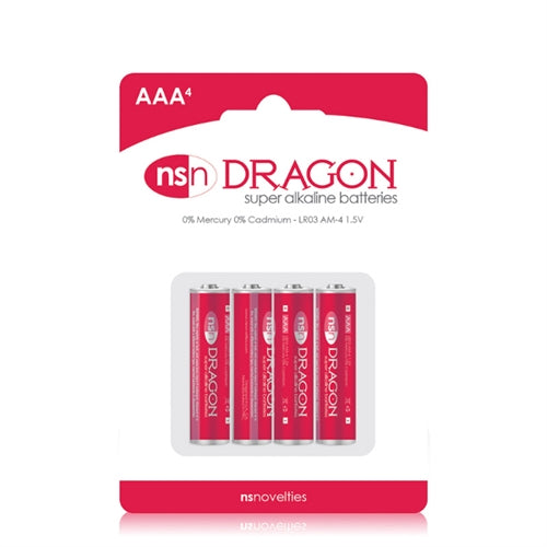 nsnovelties Dragon - Alkaline Batteries - AAA - 4 Pack