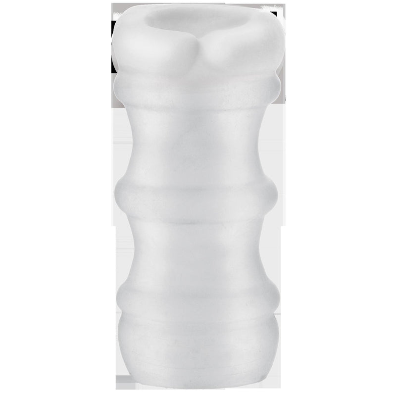 Doc Johnson Mood Pleaser Massaged Beads - Frost - Stroker Masturbator - Pocket Pussy